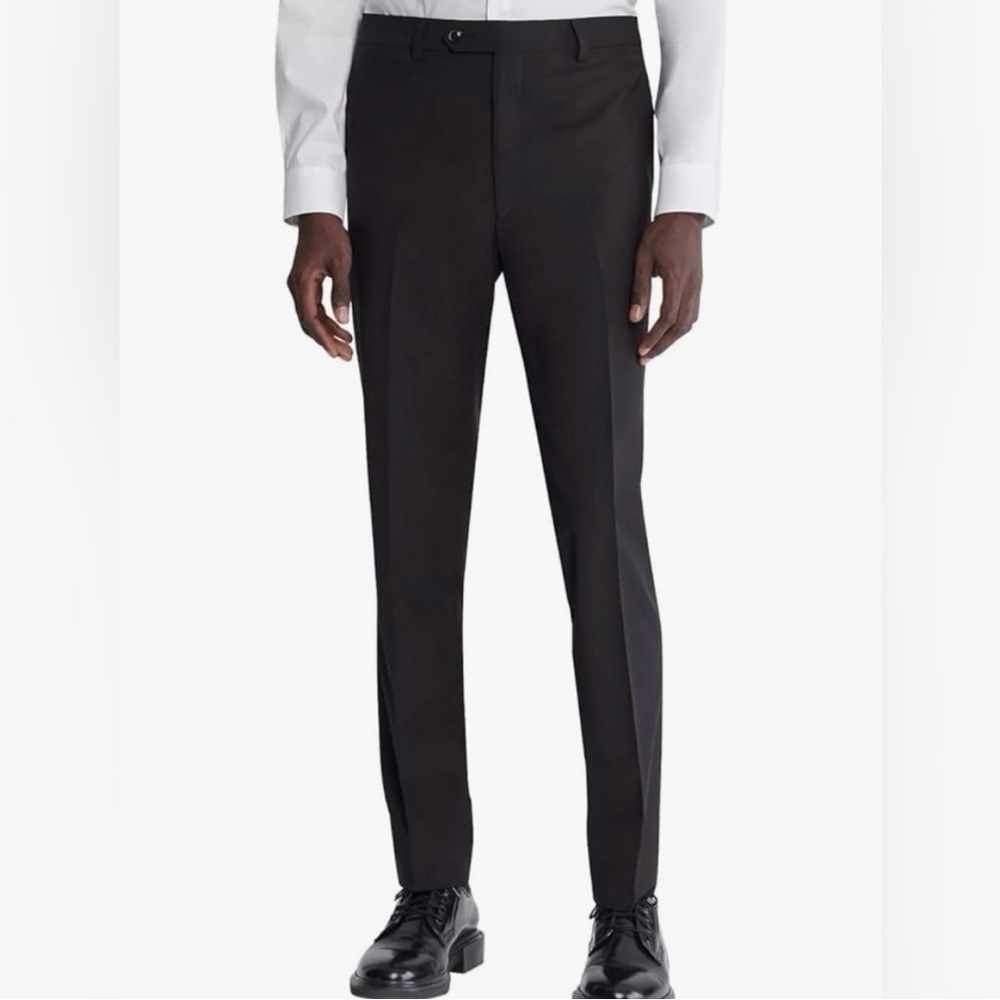 Calvin Klein Men's Slim Fit Dress Suit Pants in Black - NWT